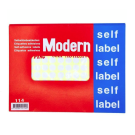 Modern Price Self Label Round Size 13mm PK 1540pcs  