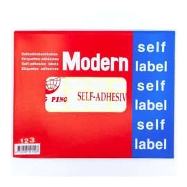 Modern Price Self Label Size 12x30mm PK 660pcs  