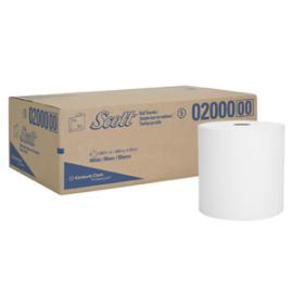Kleenex Scott Big Tissue Roll Auto Cut Model No. 02000 Box 6 Roll