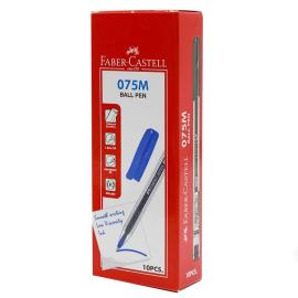 Faber-Castell Ball Pen 0.75mm Blue PK 10pcs  