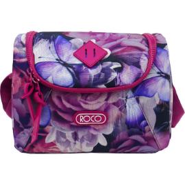 Roco Flowers Lunch Bag Color Pink & Purple  