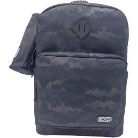 Roco Camouflage Backpack With Accessory For Device 15.6 inch Color Black & Grey  