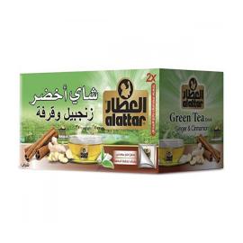 Al Attar Green Tea Ginger and Cinnamon 20 Bags