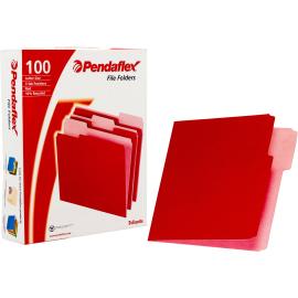 Pendaflex Manila File Folder Two-Tone Letter Size Red