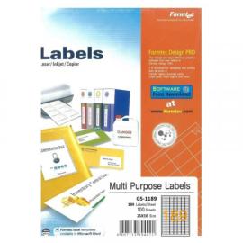 Formatec Multi Purpose Labels A4 No.189 PK 100 Sheet