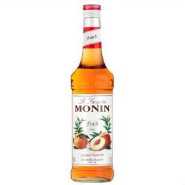 Monin Peach Syrup Bottle 1L