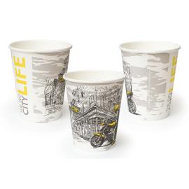 The Big City Life Design Paper Cup 8oz Box 1000pcs