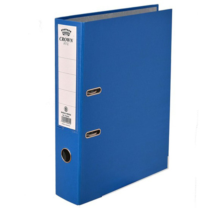 Crown Box File Plastic 8cm Blue Color