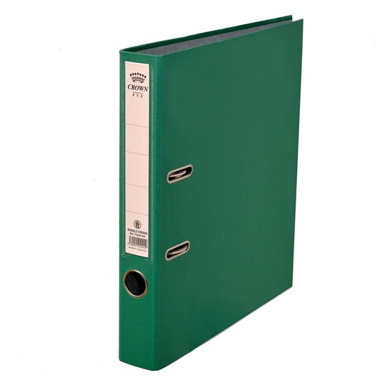 Crown Box File Plastic 4cm Green Color