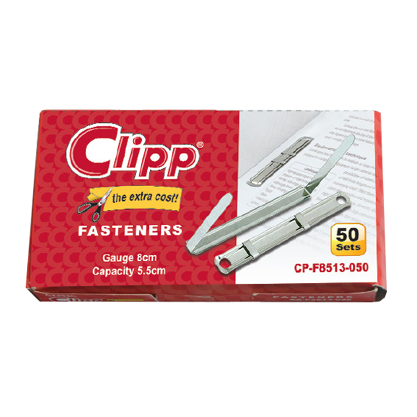 Clip Metal Fasteners 5.5cm Capacity 50pcs