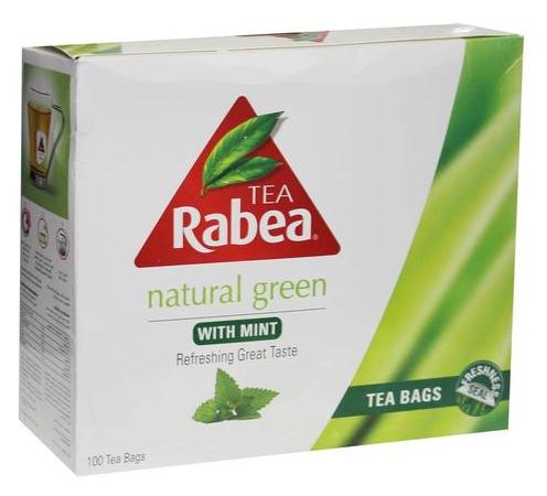 Rabea Green Tea With Mint 100 