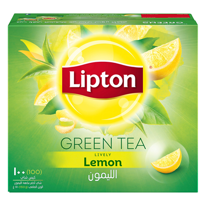 Lipton Green Tea With Lemon 100 Bag