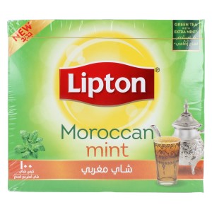 Lipton Moroccan Green Tea With Mint 100 Bag