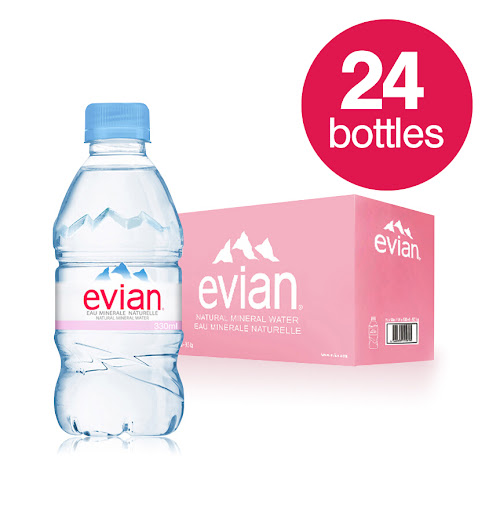 Evian Drinking Water 330ml Box 24pcs 