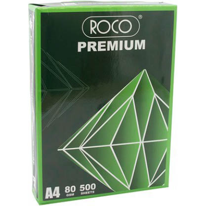 Roco Premium Copy Paper Plain White A4 / 80 gsm / 500 Sheets