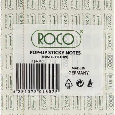 Roco 6316 Standard Self Stick Notes Pop-up 3