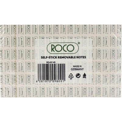 Roco 6514S Die-Cut Self Stick Notes Spring Rectangle 3