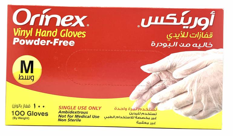 Orinex Gloves Without Powder M 100pcs 
