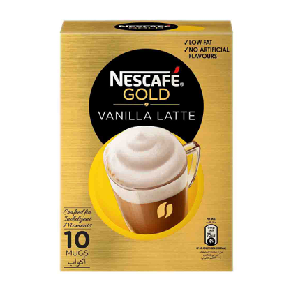 Nestle Nescafe Gold Vanilla Latte 10 Sticks  