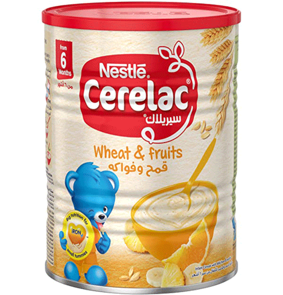 Cerelac Wheat & Fruits From 6month 400gr  