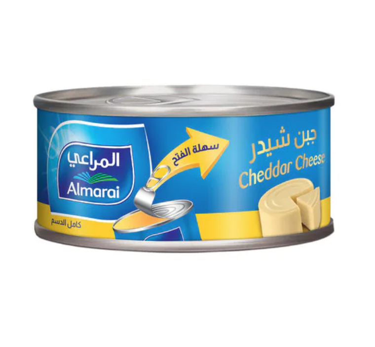 Al Marai Cheese Cheddar Can Full Fat 113gr 