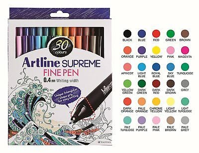 Artline Supreme Colored Pens PK 30pcs 