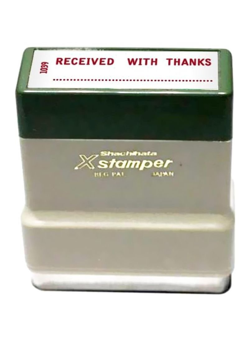 Xstamper Ready Stamp (RECEIVED WITH THANKS) 