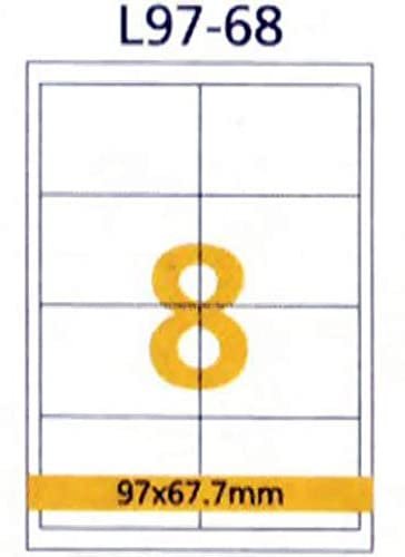 Label 8 (97x67.7mm) 100 Sheet 