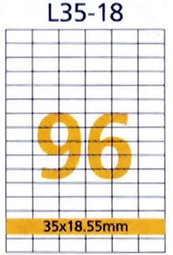 Label 96 (35x18.55mm) 100 Sheet 