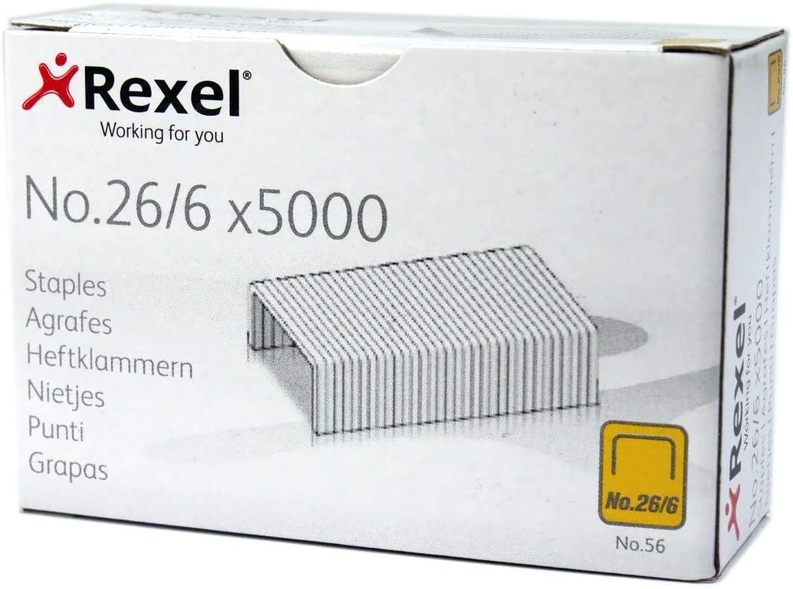 Rexel Staples No. 56 (26/6) Packet 5000pcs 