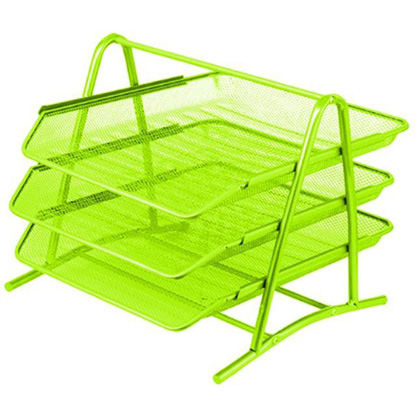 SAB Document Tray 3 Level Green Color 