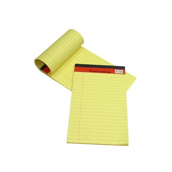 Sinarline Pad Small 5x8inch 40 Sheet Yellow