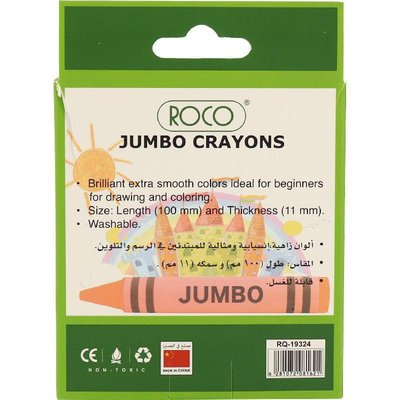 Roco Standard Wax Crayon Set of 24 Colors 