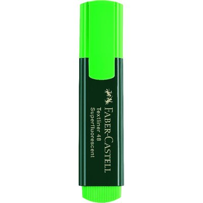 Faber Castell TextLiner48 Highlighter 1.2 - 5mm Chisel Tip Green 