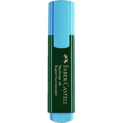 Faber Castell TextLiner48 Highlighter 1.2 - 5mm Chisel Tip Blue 