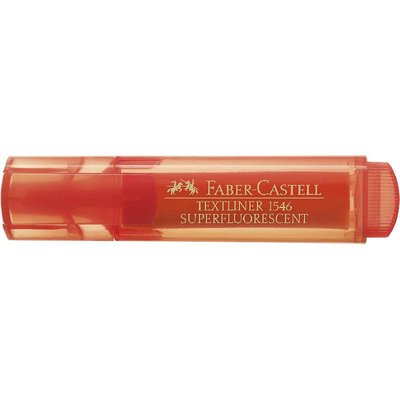 Faber Castell Textliner 1546 Highlighter 2-5 mm Chisel Tip Orange 