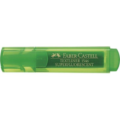 Faber Castell Textliner 1546 Highlighter 2-5 mm Chisel Tip Green 