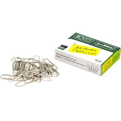 Roco Paper Clips 8mm Plated Silver 230 