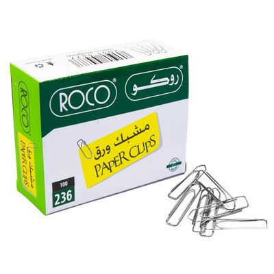 Roco Paper Clips 10mm Plated Silver 236 