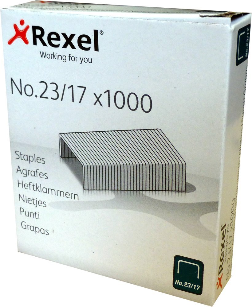 Rexel Staples Pin 23/17 Pack 1000Pin 