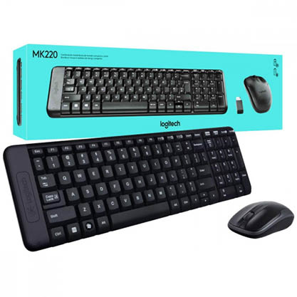 Logitech Keyboard+Mouse Wireless Model MK220  