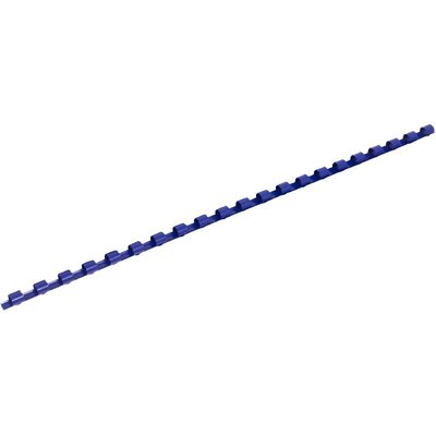 Roco Spiral Binding Comb 6mm Plastic A4 Blue Pack 100pcs 