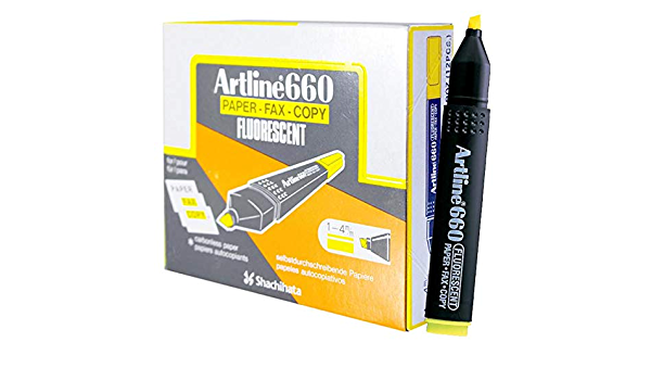 Artline Highlighter 660 Yellow 