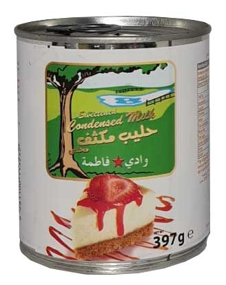 Wadi Fatima Condensed Sweetened Milk 397gr  