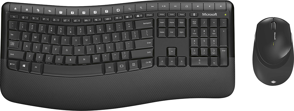 Microsoft Wireless Comfort Desktop 5050 Keyboard and Mouse / Black