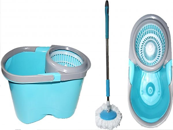Floor Washing Pail With Mop and Wringer 