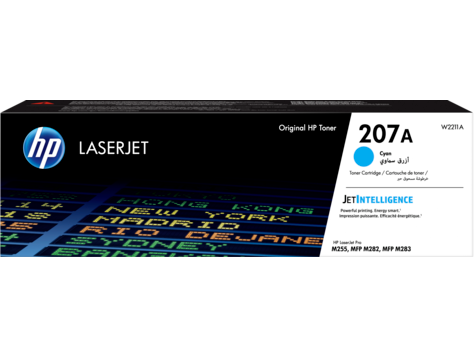 HP LaserJet Toner W2211A (207A) Cyan For HP M283F