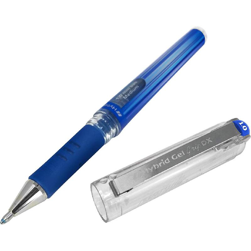 Pentel Ballpoint Hybrid Gel Grip DX K230 Blue Color 1mm 