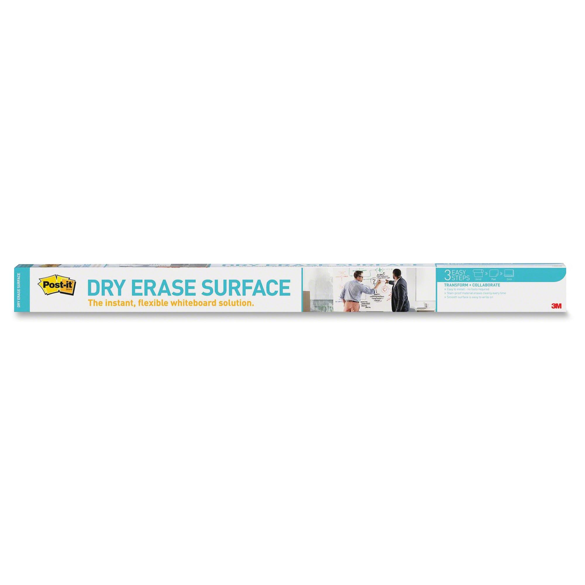 3M Peel & Stick Dry Erase Surface The Instant Flexible Whiteboard Solution 240cmX120cm  