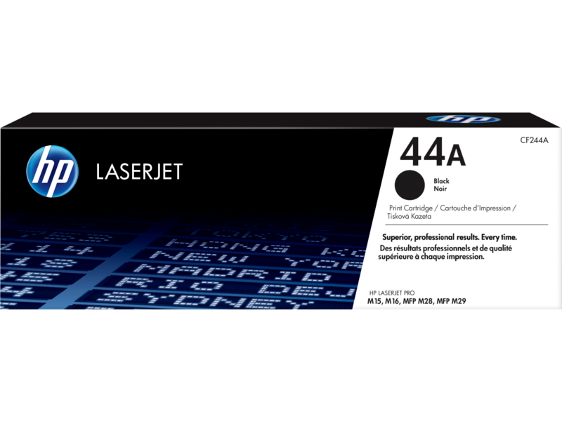 HP 44A Black Original LaserJet Toner Cartridge CF244A